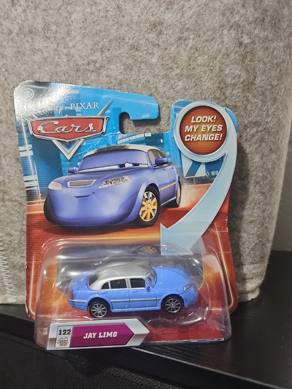 NIB Disney Pixar Cars Jay Limo Blue Kids Toy Car